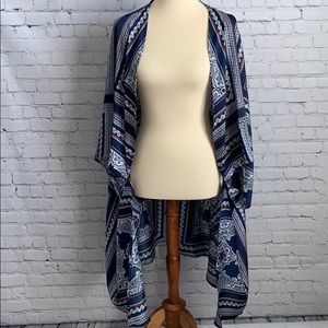 AMARYLLIS BANDANA PRINT KIMONO COVER UP Size P2X